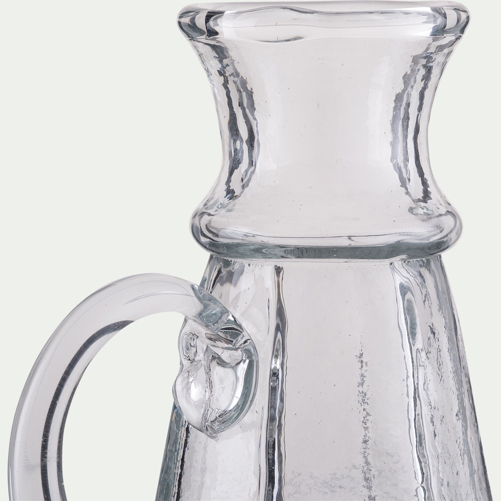 CAMPLI - Vase pichet en verre H11cm - transparent