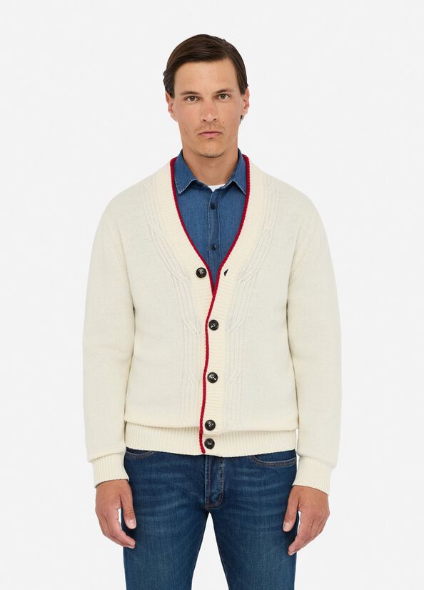 Cardigan in lana