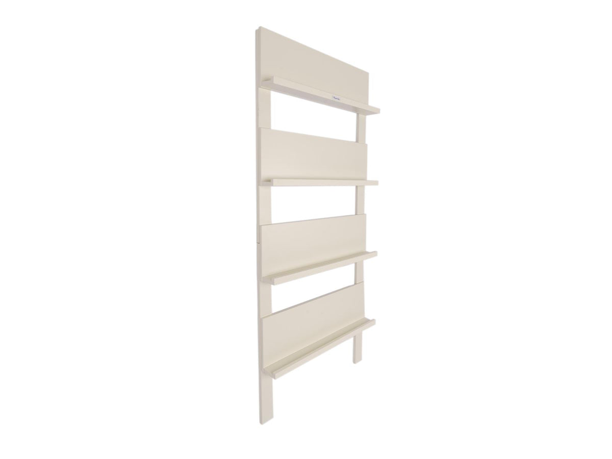 MaximaVida wandrek Jamie ivoor boekenrek - tijdschriftenrek - 180 x 80 cm