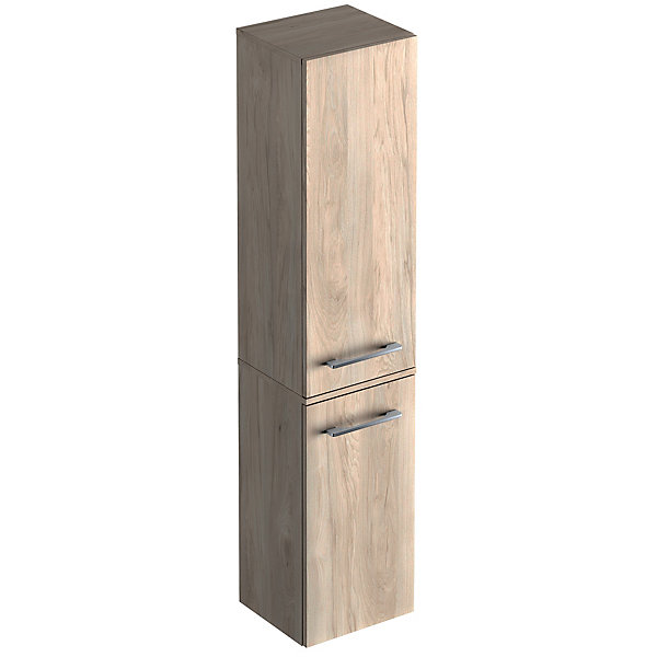Colonne de salle de bains H.65 cm chêne Selva Geberit