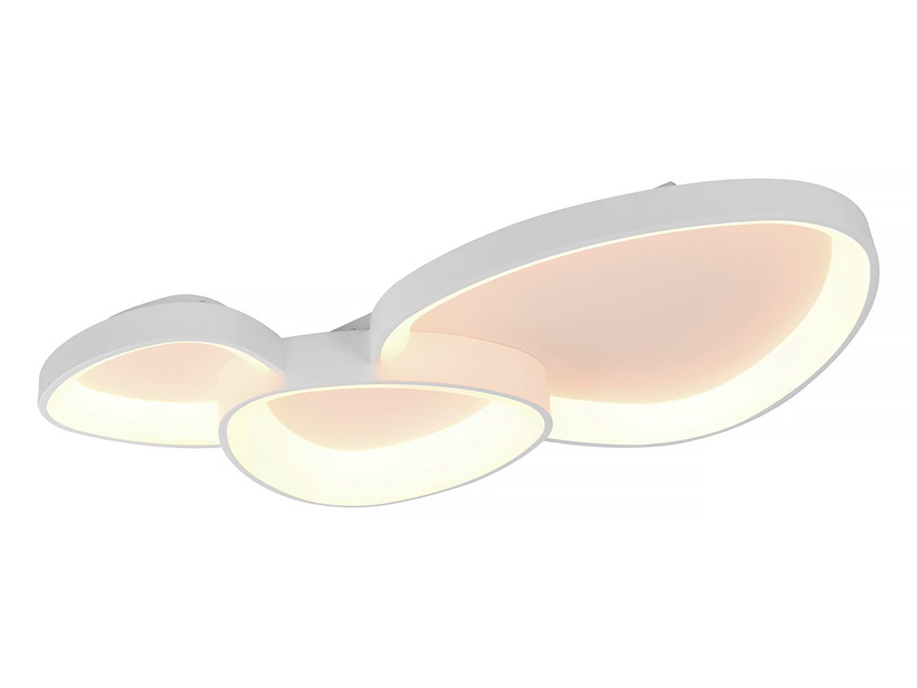 Freelight plafondlamp Organico - 3 lichts - 90 x 10.5  cm - wit