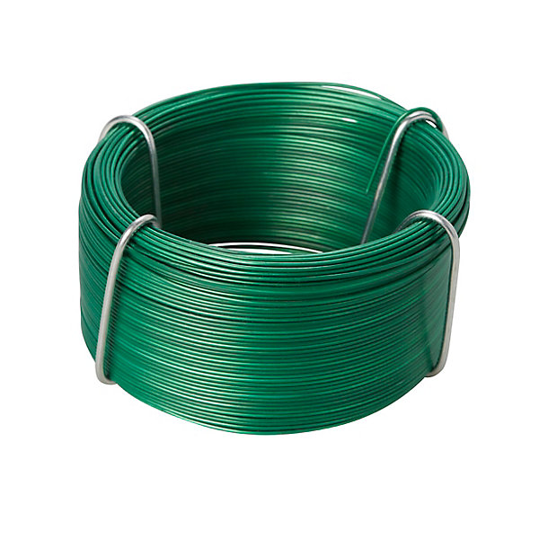 Fil d'acier revêtement PVC Diall ø0.8 mm, 50 m