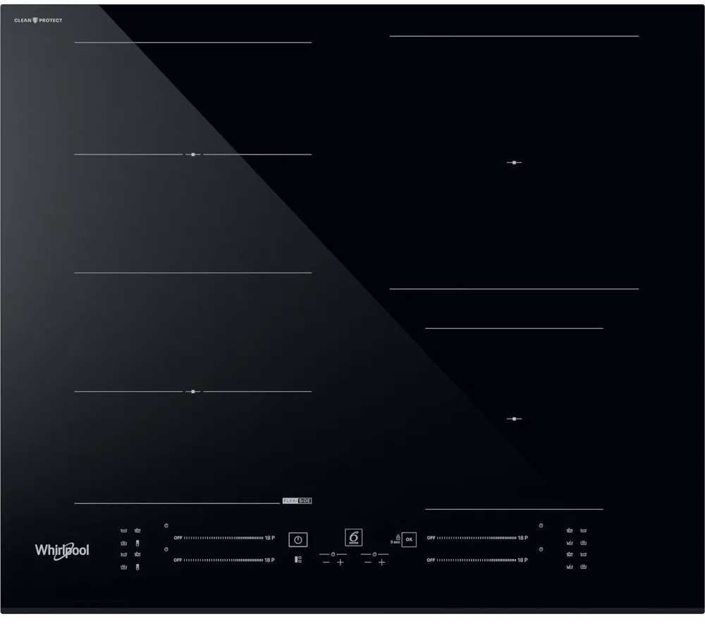 Płyta indukcyjnaWHIRLPOOL WFS5060CPBF 60 cm czarne szkło