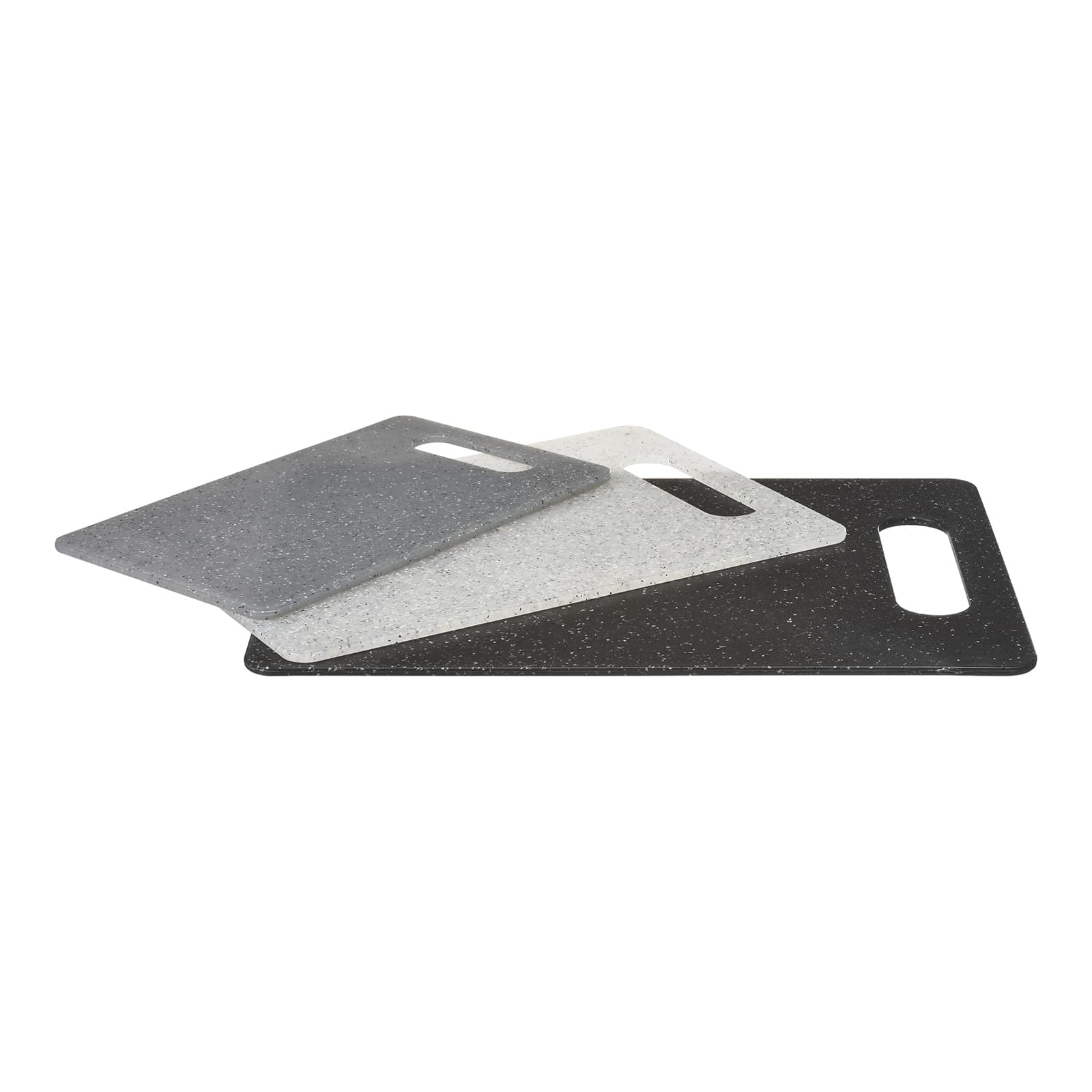 Schneidebretter-Set Grau, 3 -tlg.