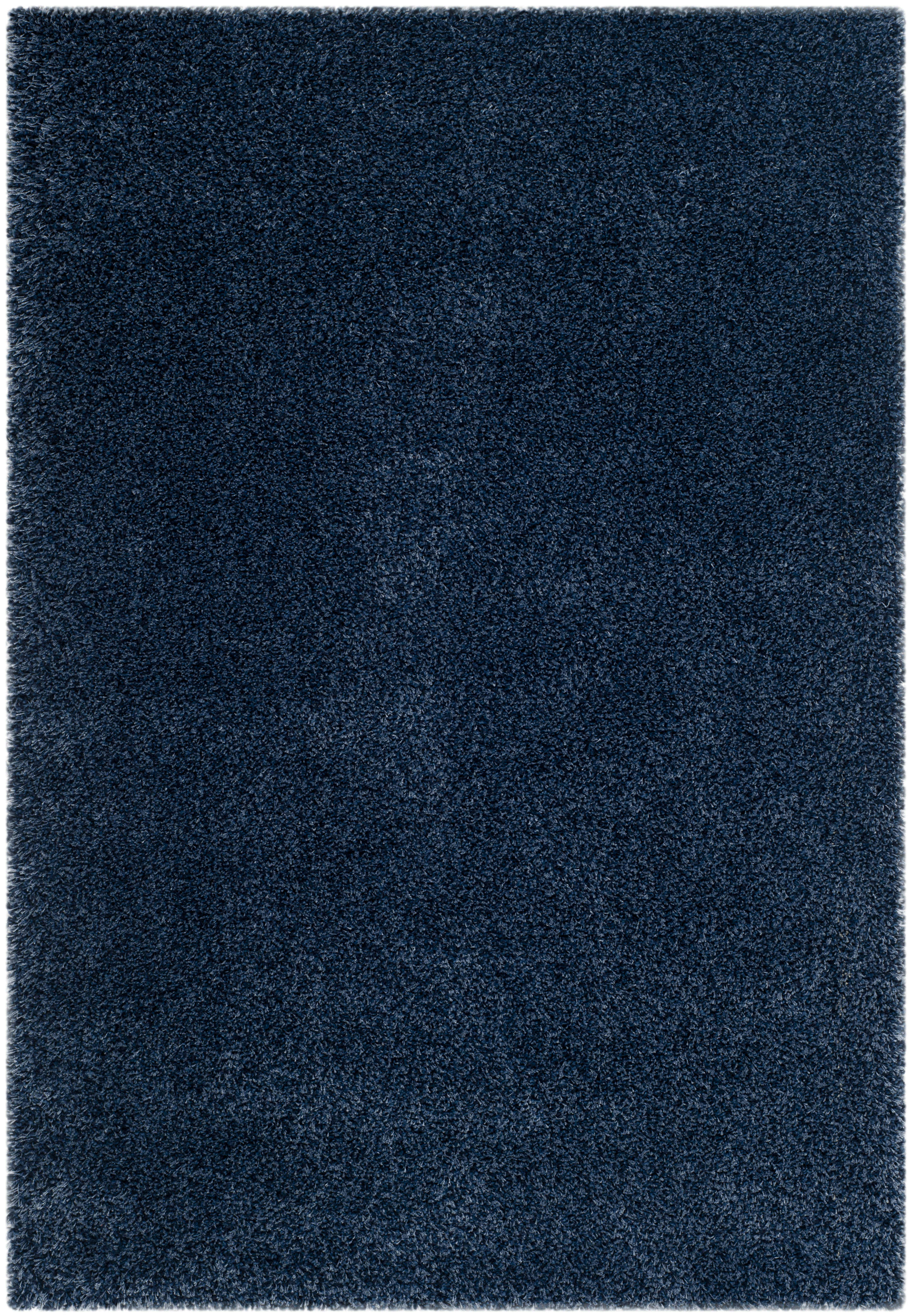 CALIFORNIA SHAG - Tapis de salon interieur en bleu marine, 201 x 290 cm