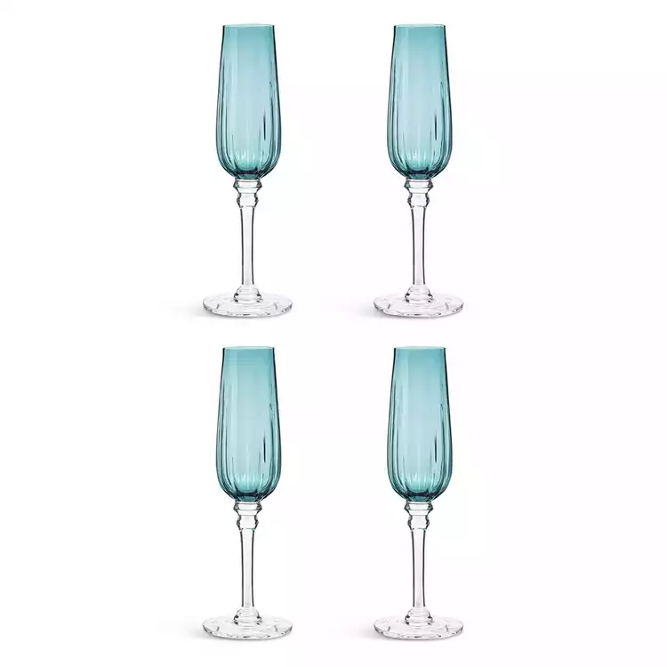 Habitat Japonica Set of 4 Prosecco Glasses