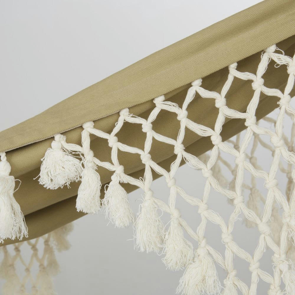 MERCADORA - Hamac en coton recyclé vert kaki 100x200