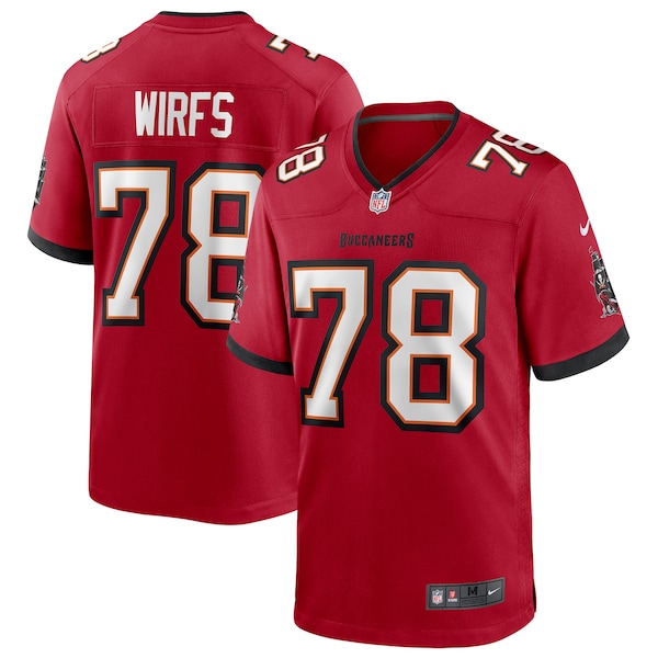 Tristan Wirfs Tampa Bay Buccaneers Nike Player Game Jersey - Red/Orange