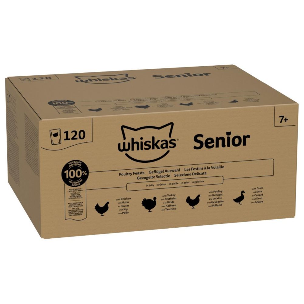 Whiskas Senior Pouches 120 x 85g