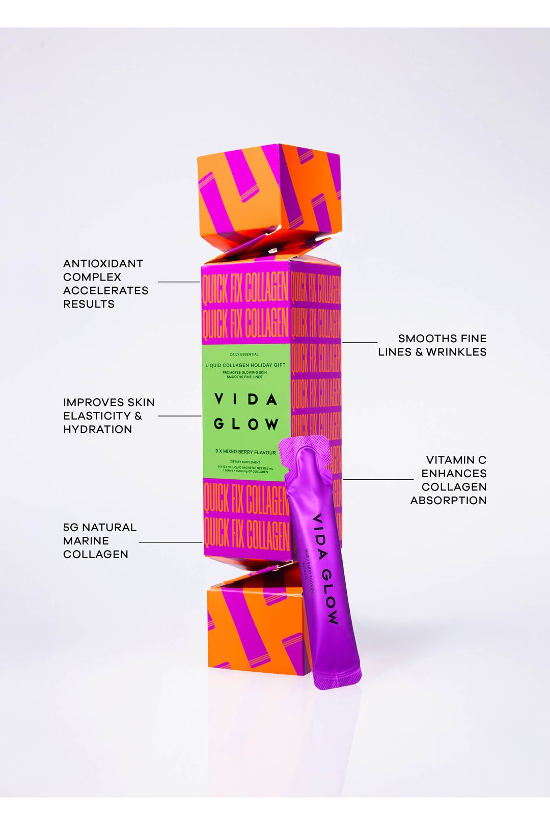 Vida Glow Collagen Liquid Advance Cracker
