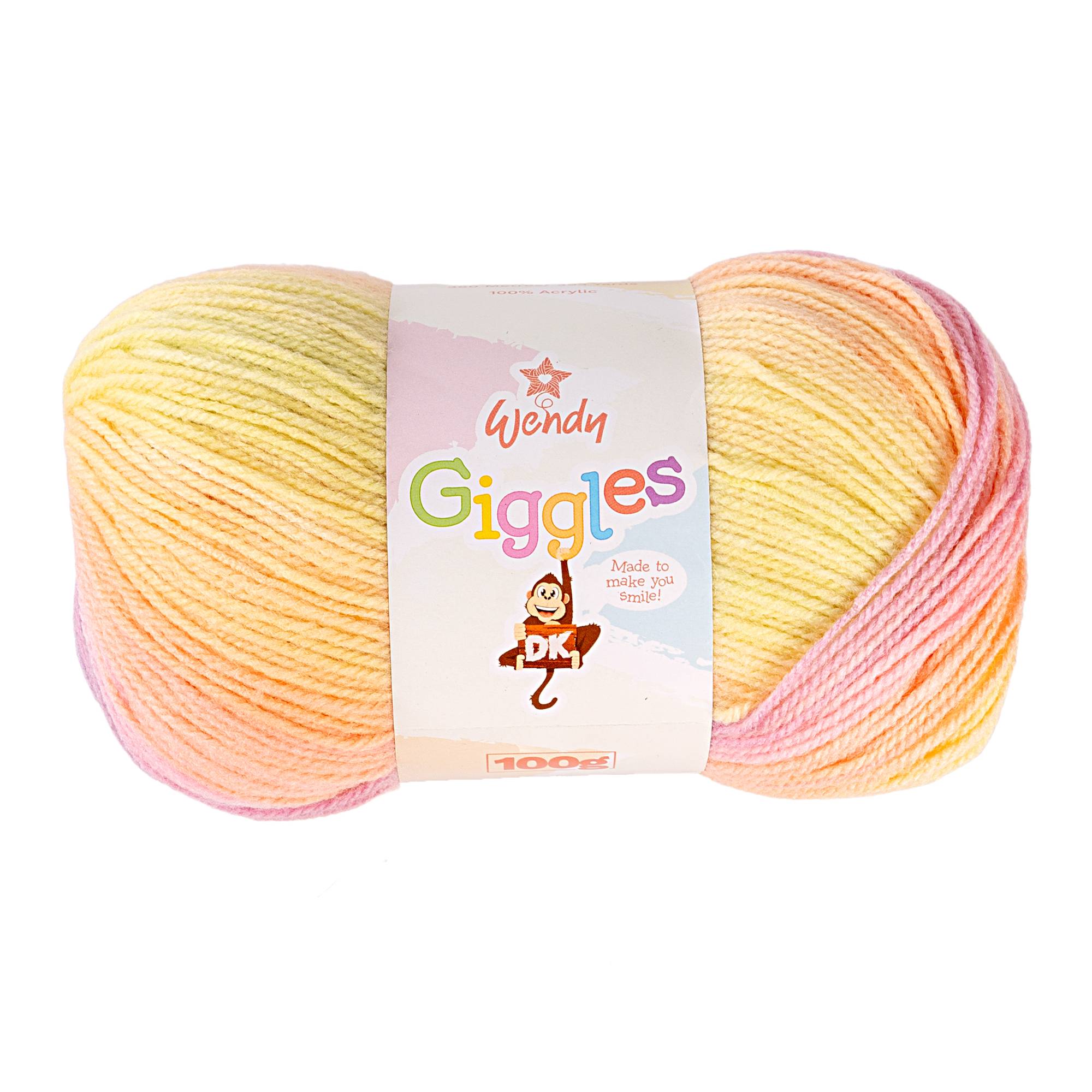Wendy Summer Sorbet Giggles DK Yarn 100g