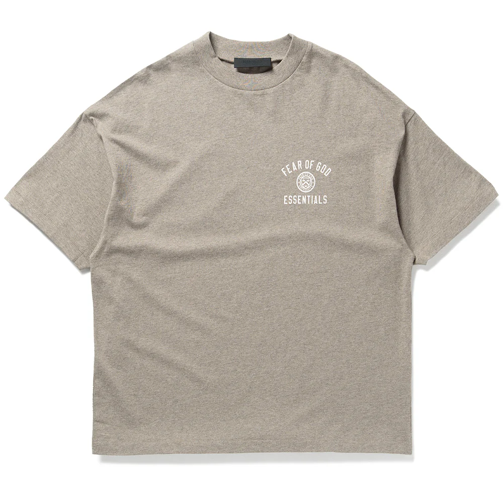 Fear of God Essentials Jersey Crewneck Tee - Heather Gray