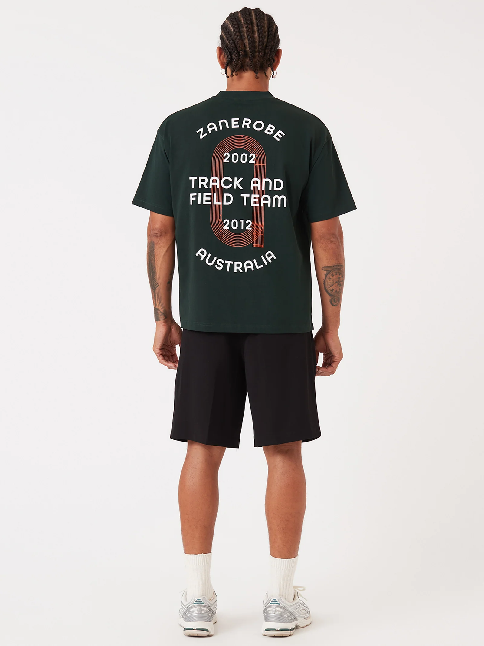 Track Team Box Crop Tee