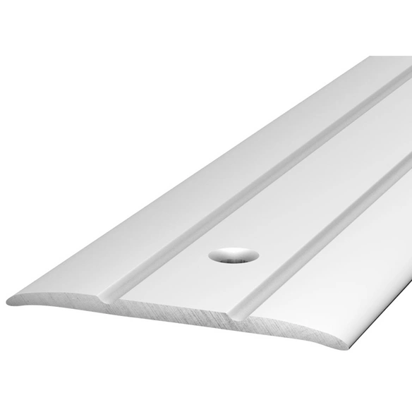 Übergangsprofil, BxL: 30 x 1000 mm, Höhe: 3 mm, edelstahlfarben