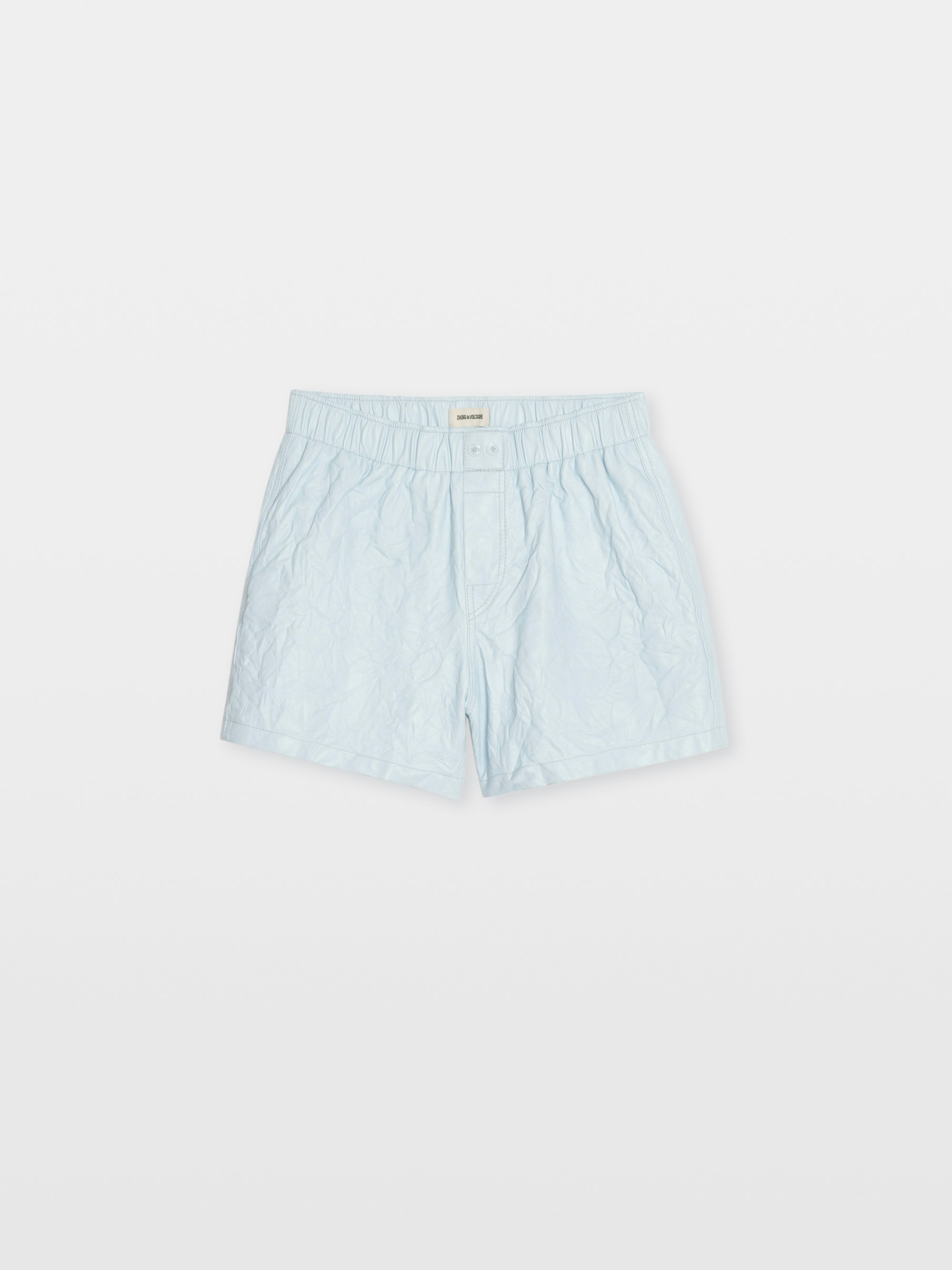 Short Pax Cuir Froissé