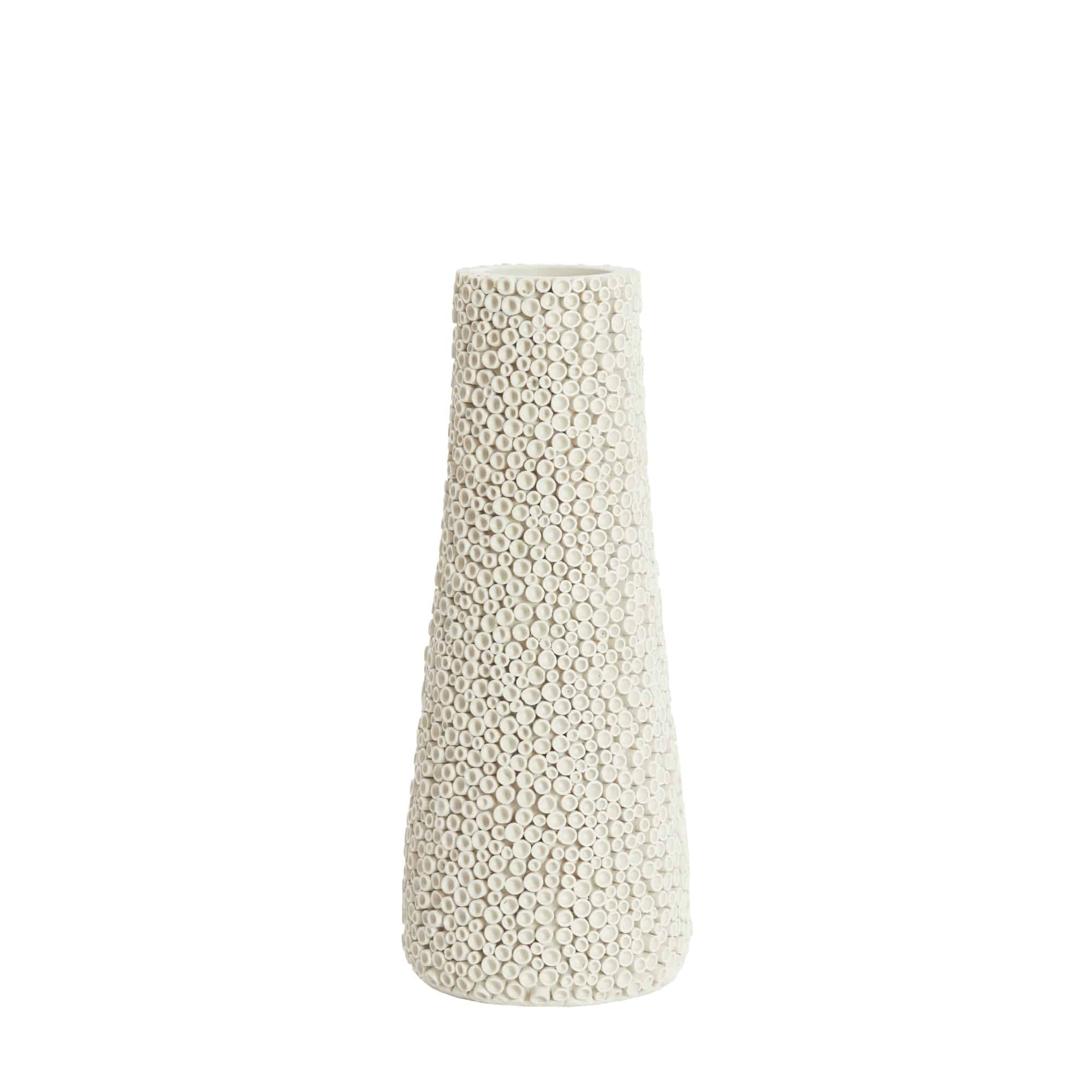Light & Living vaas Olvera - wit - Ø21cm