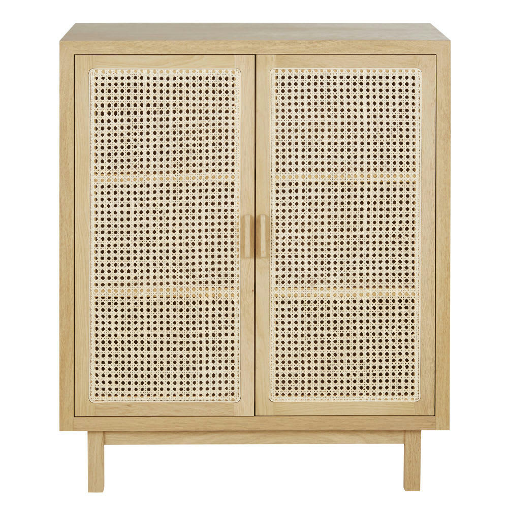 Canopy - Cabinet de rangement 2 portes cannage en rotin
