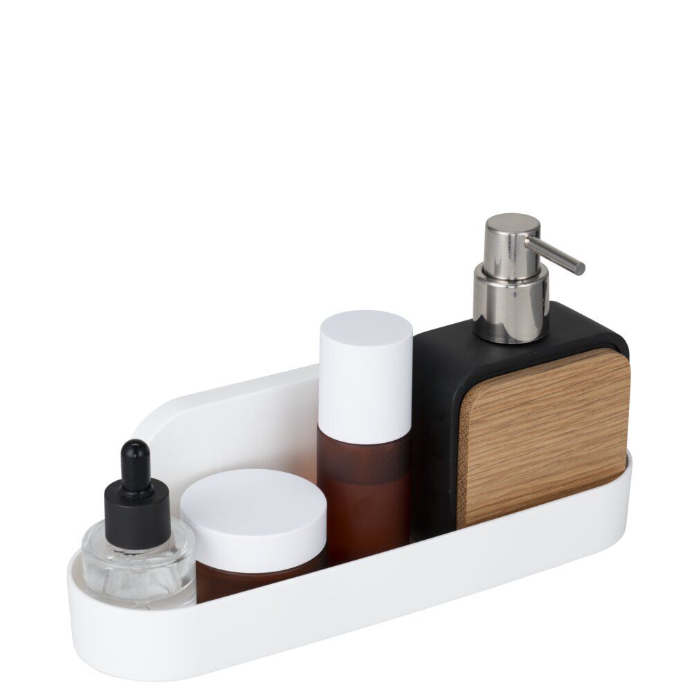 étagère plastique avec ventouse L28cm (2 modèles)