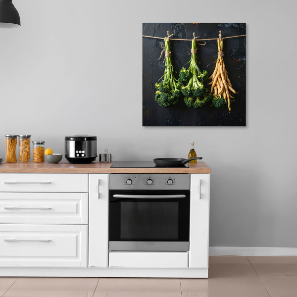 Obraz do kuchni restauracji baru jadalni, Brokuły Warzywa 20x20