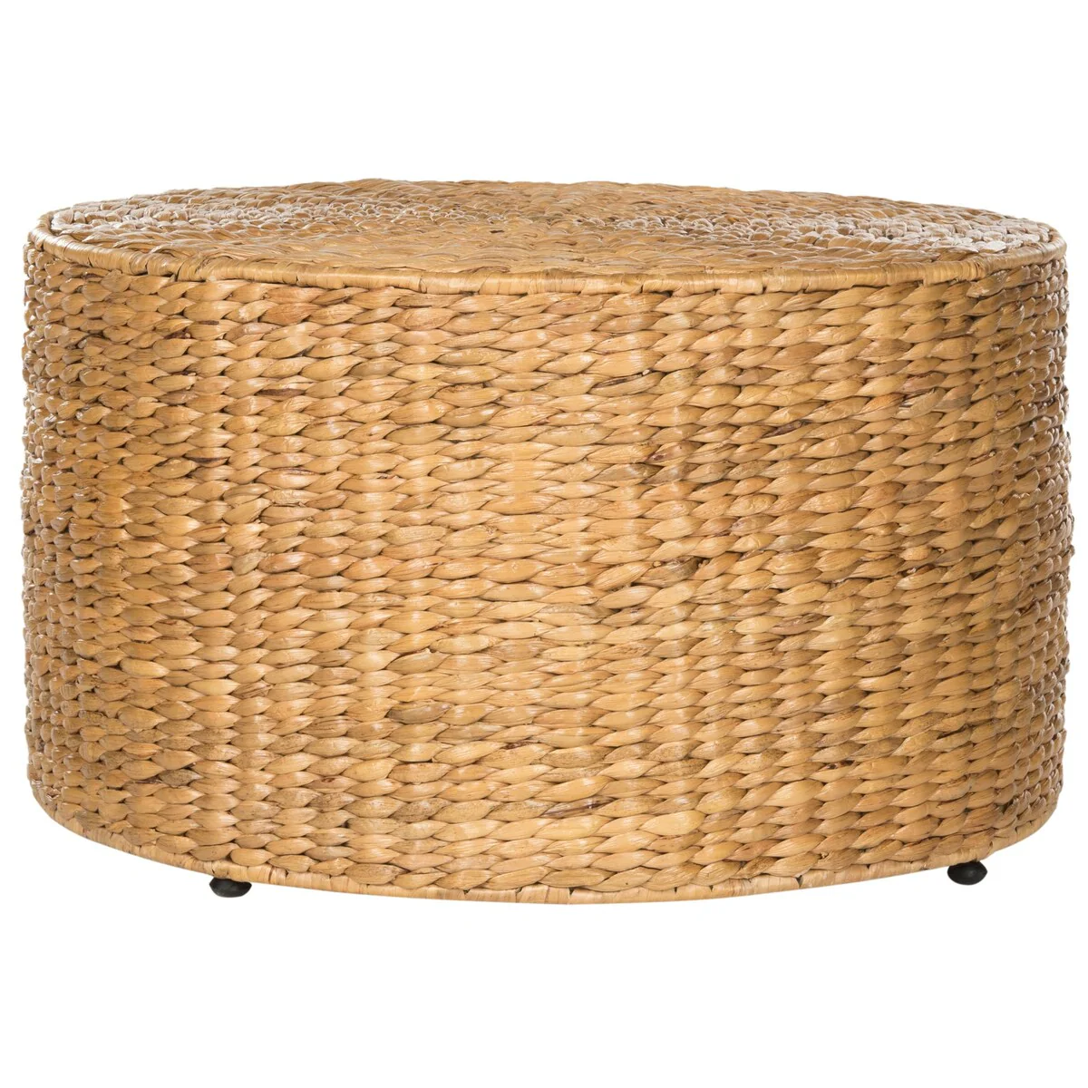 SAFAVIEH Vusala Coastal Wicker Natural Coffee Table (Fully Assembled) - 28.5 x 28.5 x 17 - 29Wx29Dx17H