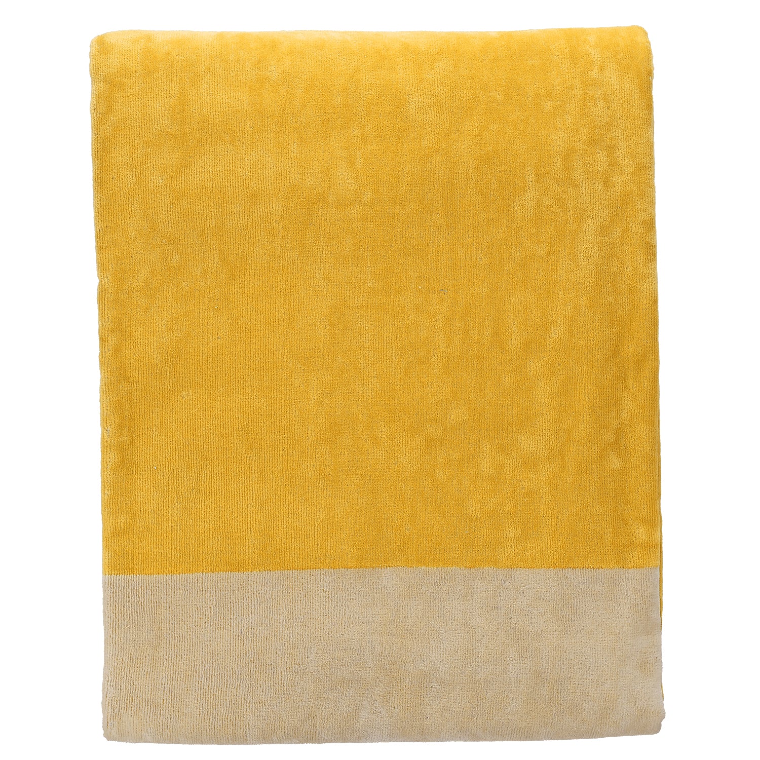 Ona - Strandlaken 100x180cm sunny yellow Pixie