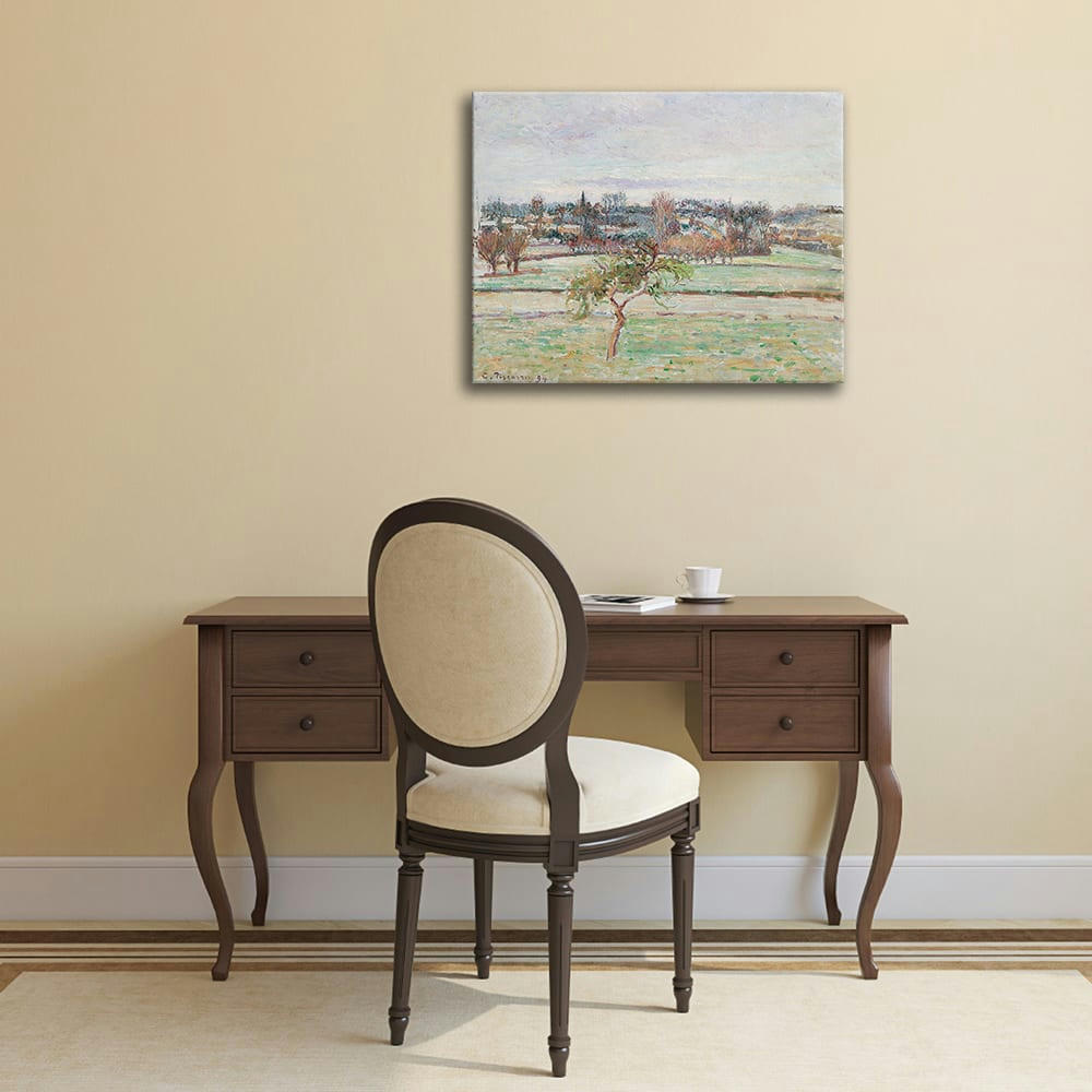 - Tableau - Vue de L'Atelier de L'Artiste à Éragny, C. Pissarro 60x75cm