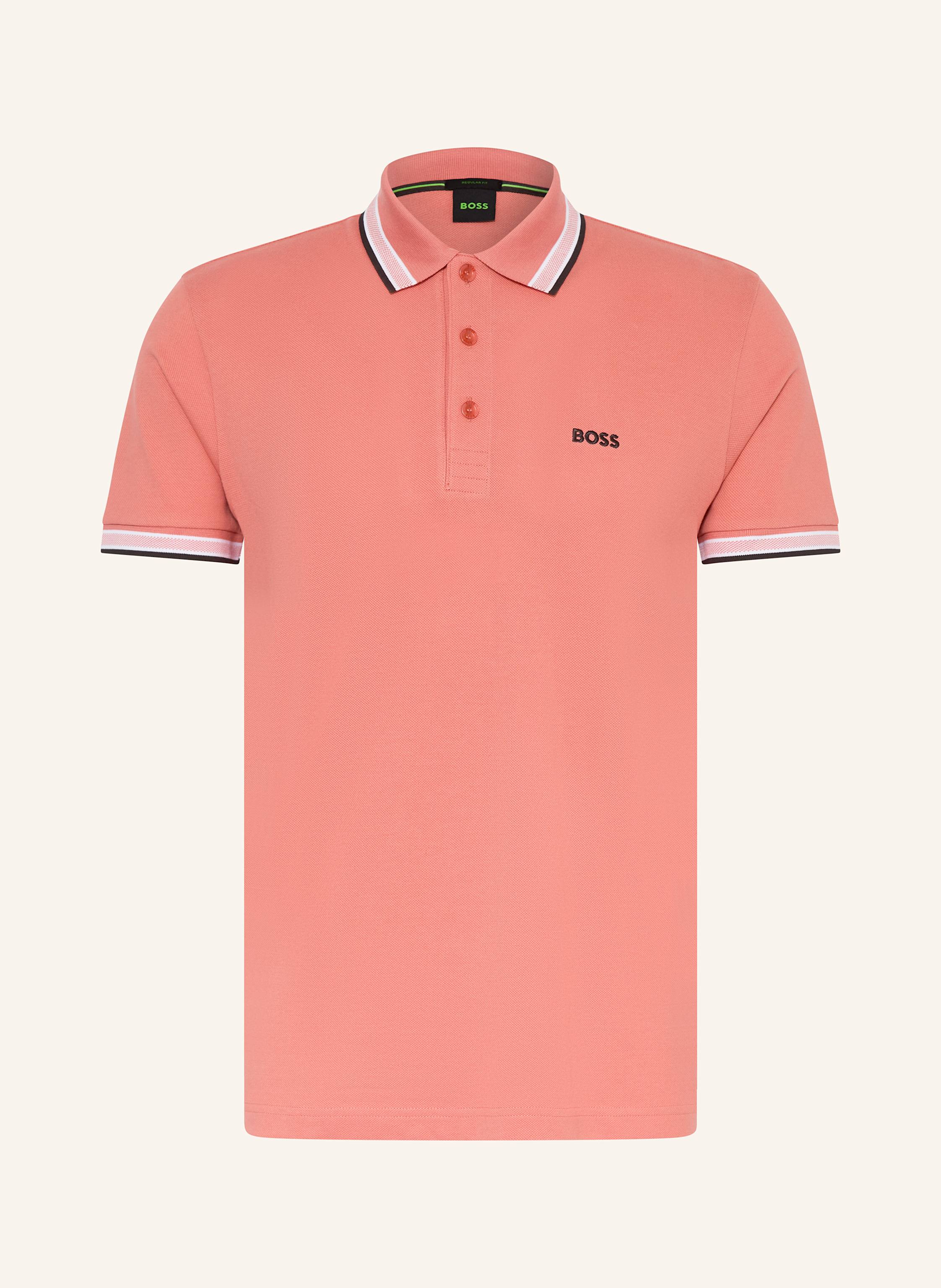 BOSS Piqué-Poloshirt PADDY CURVED Regular Fit