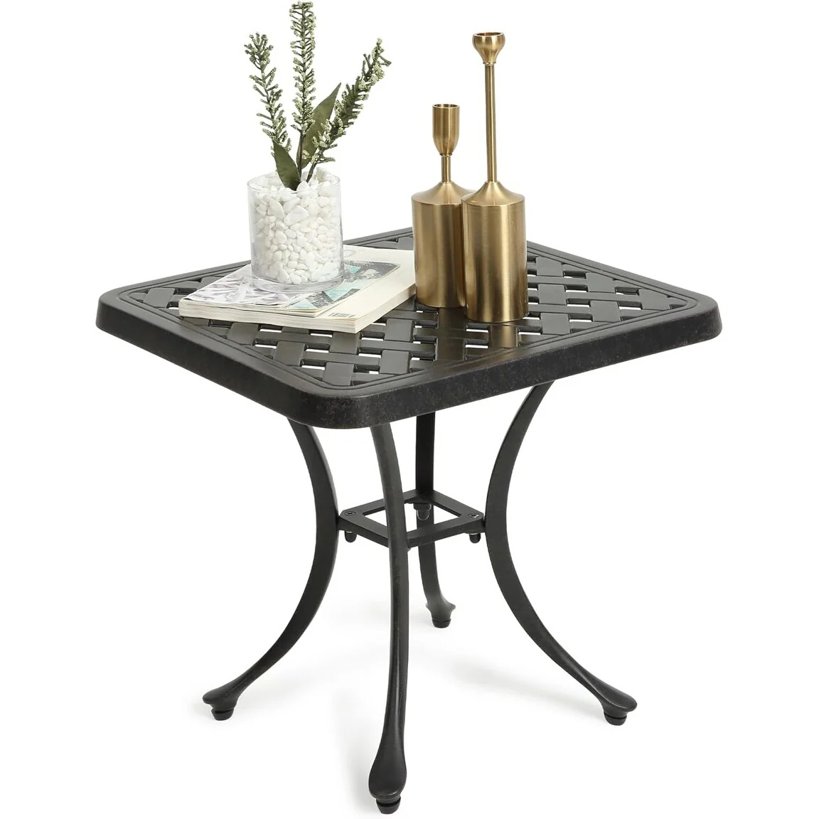 Aluminum Outdoor Patio End Table