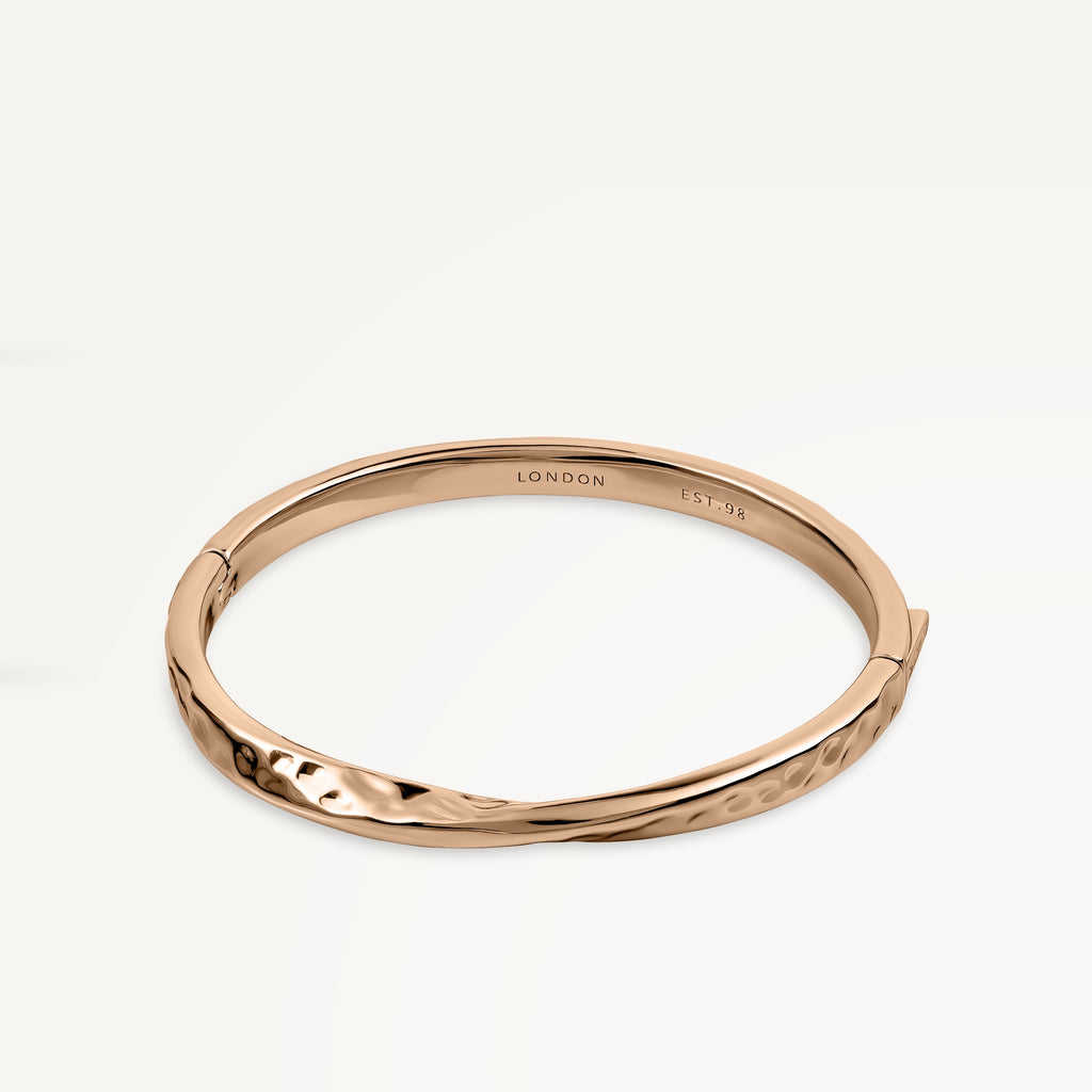 Beaton Close Hammer Effect Bangle - RYJ3487S