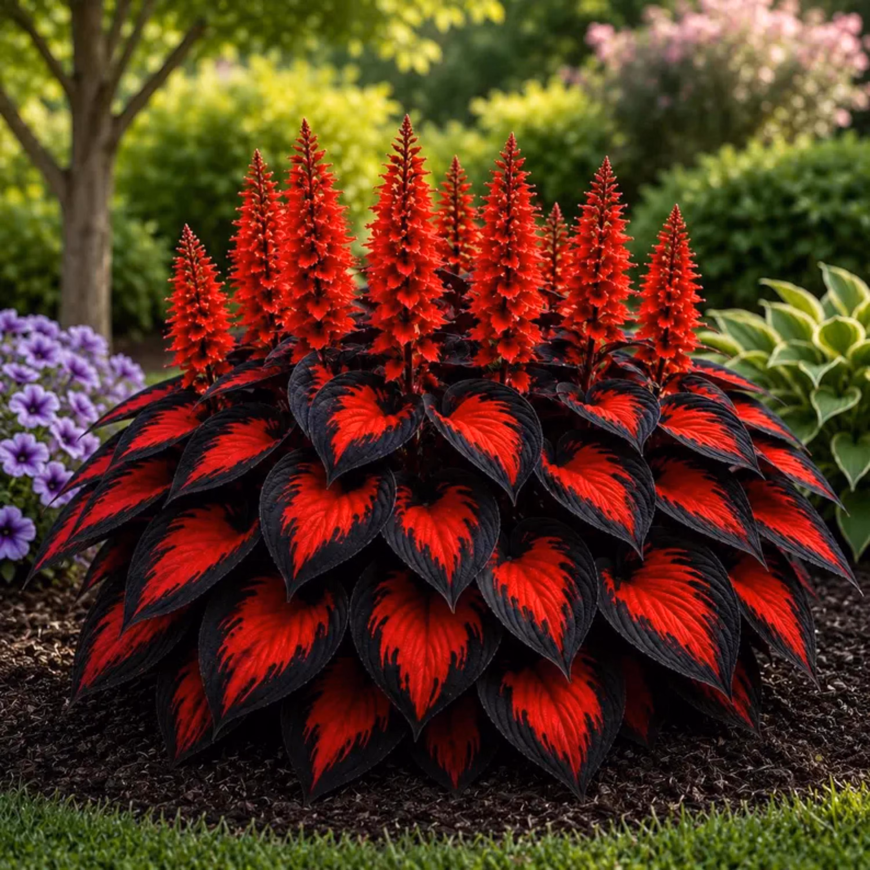 200+ Hosta Seeds Heart Shaped Leaves Low Maintenance Shade Garden Plants