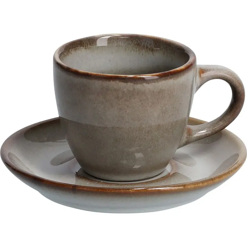 Espressotasse mit Untertasse 8-teilig Zeller Present