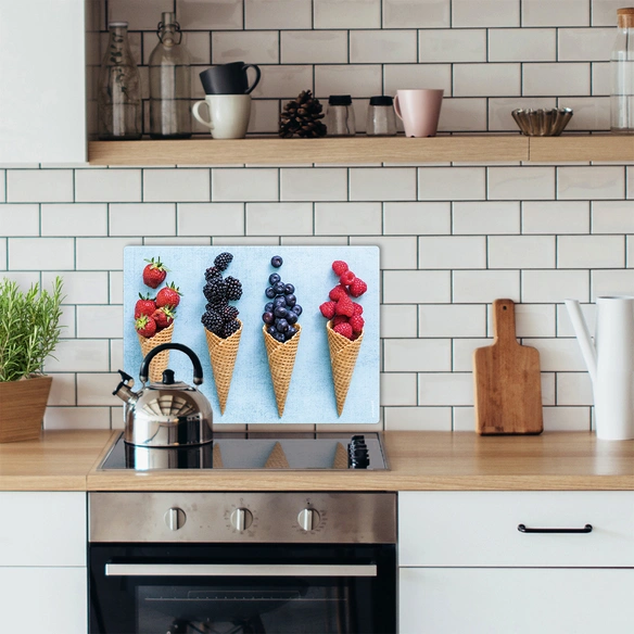 Mini-Spritzschutz »Berry«, Aluverbund, Früchte