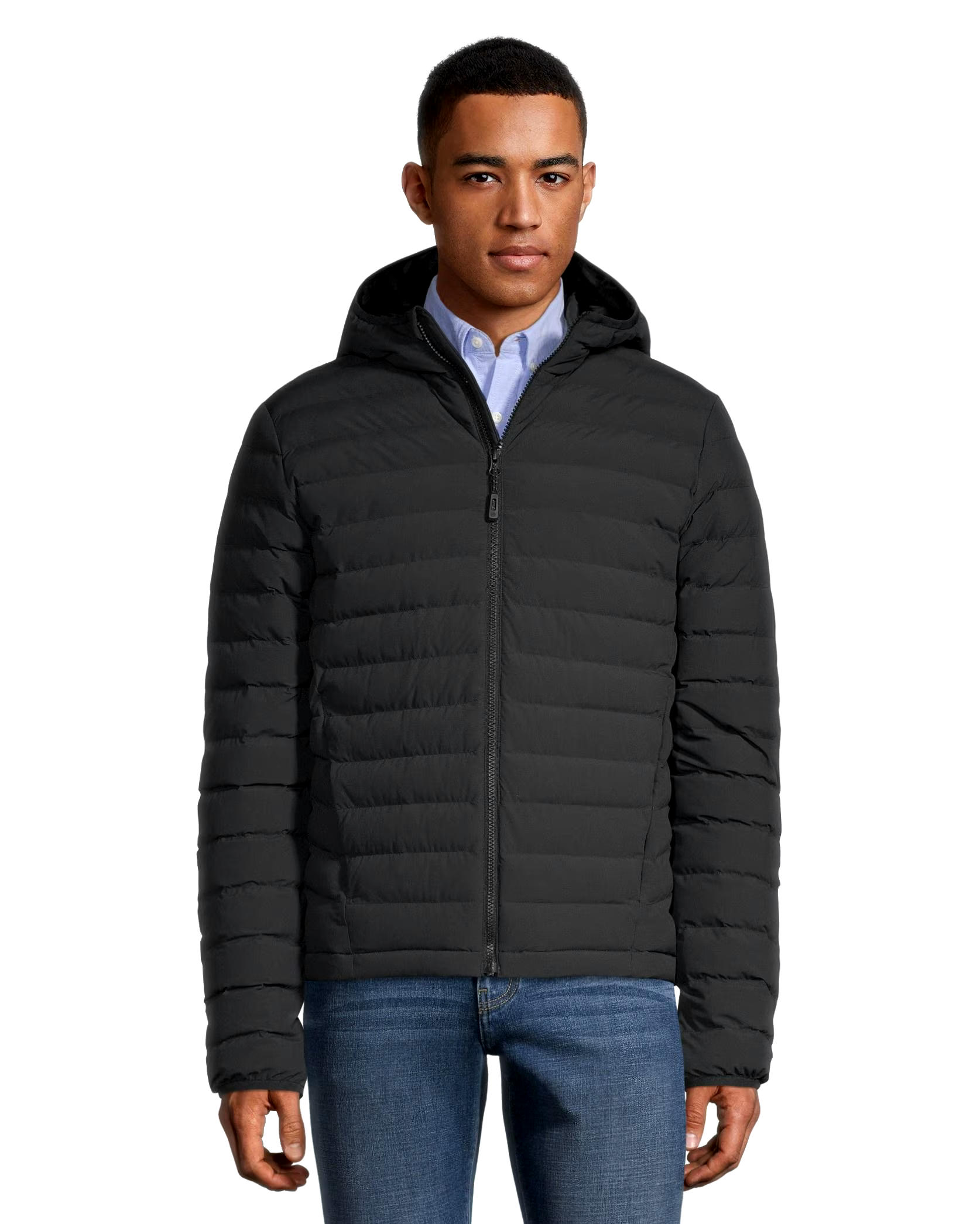 WindRiver Men's Hyper-Dri HD1 Water Repellent T-Max Insulated Hooded Puffer Jacket