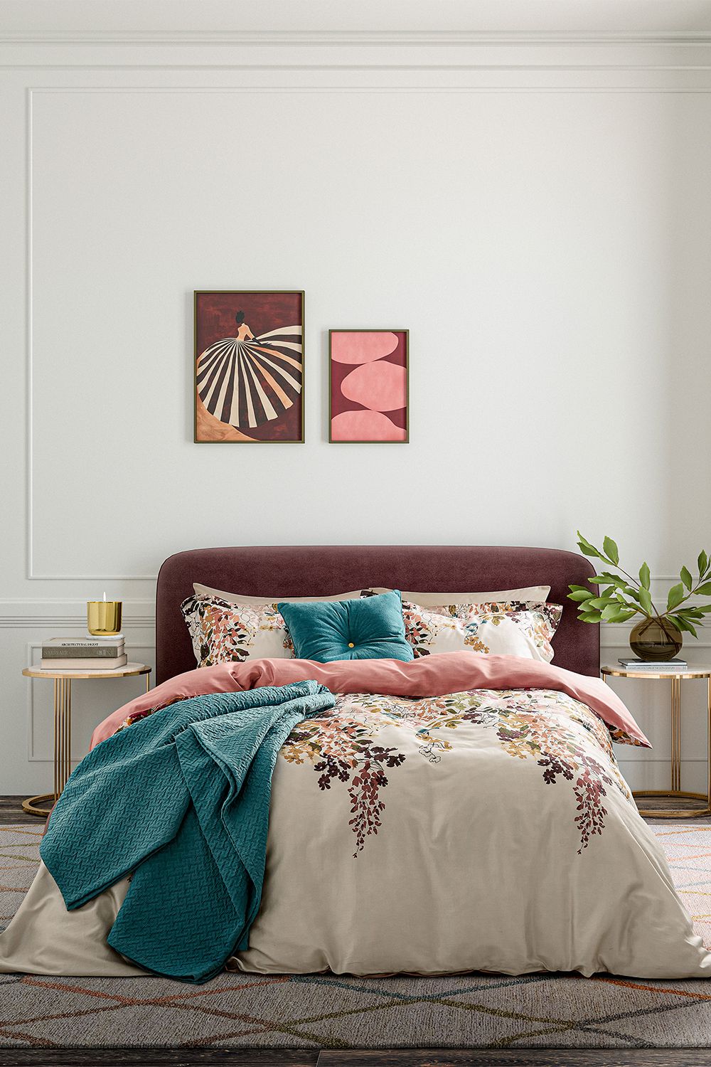 Ted Baker Diagonal T' Cotton Matelasse Throw