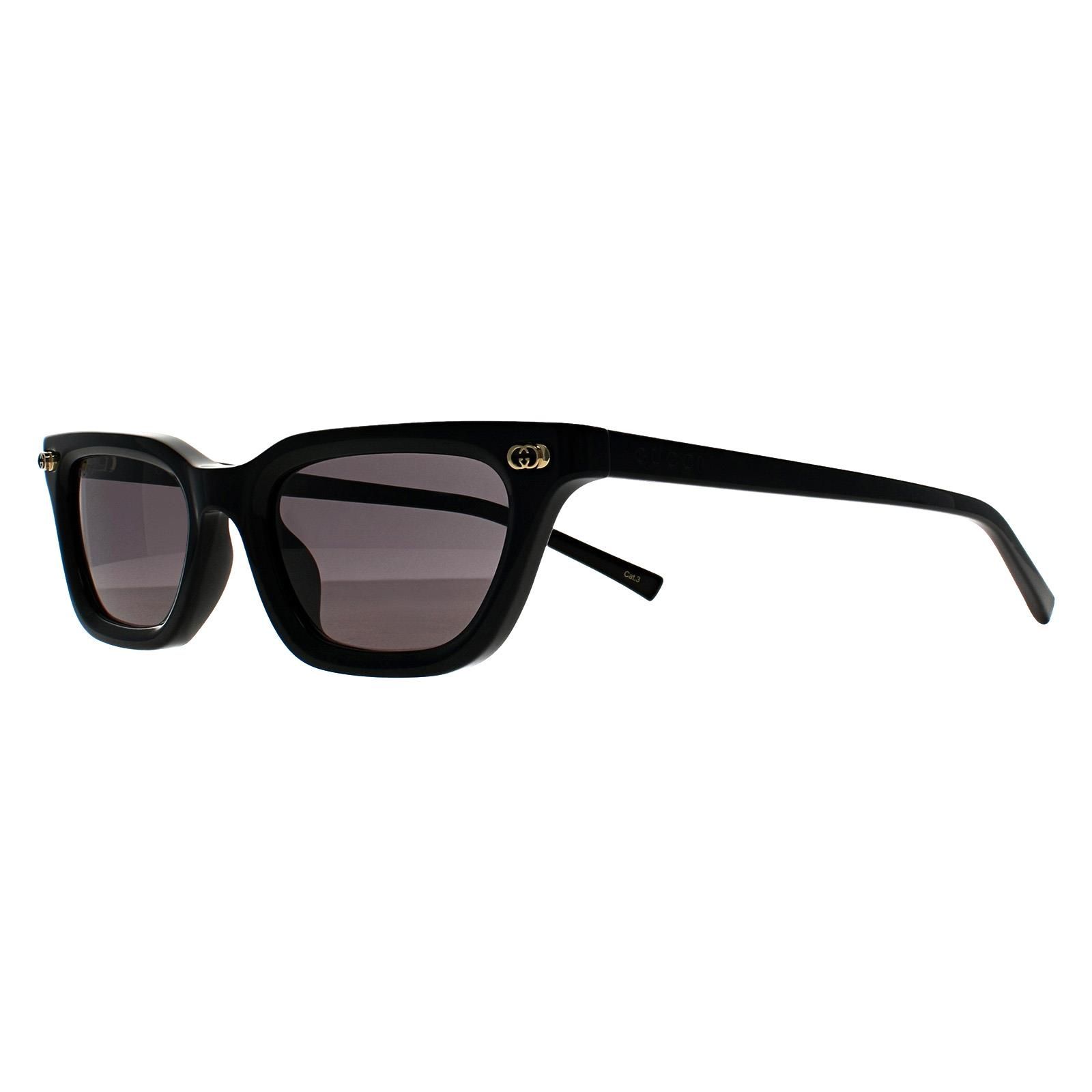 Gucci Cat Eye Shiny Black Grey with Light Mirror GG1944S