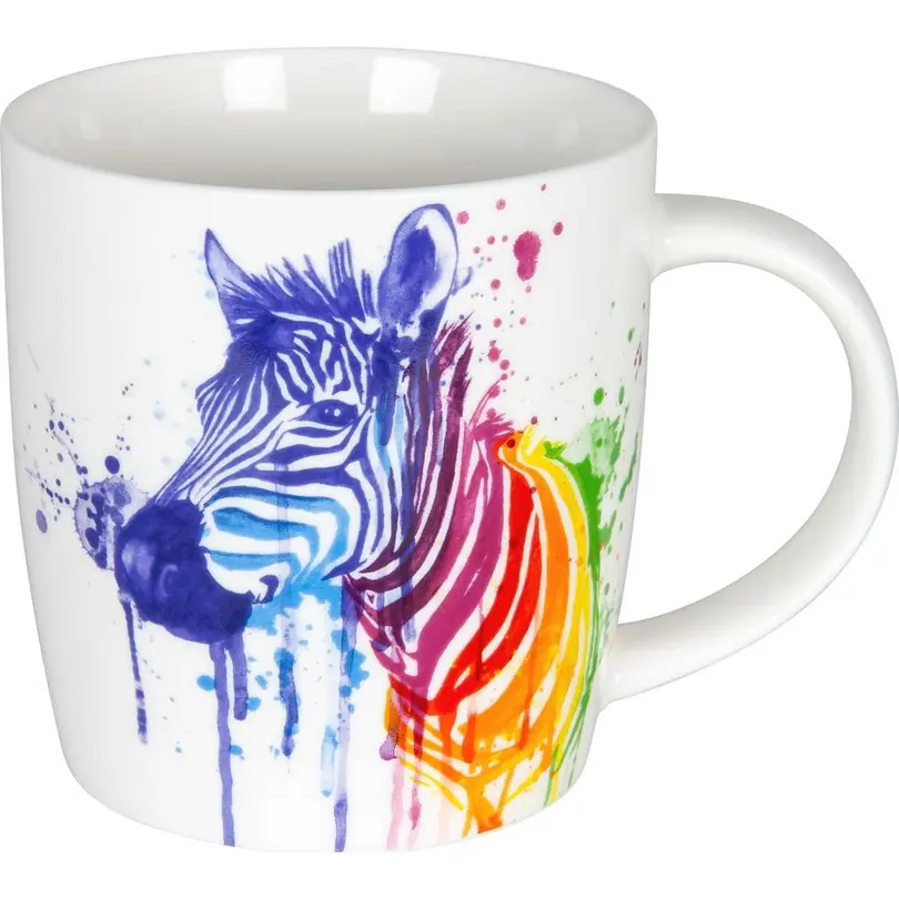 Kaffeetasse Zebra watercoloured Animals