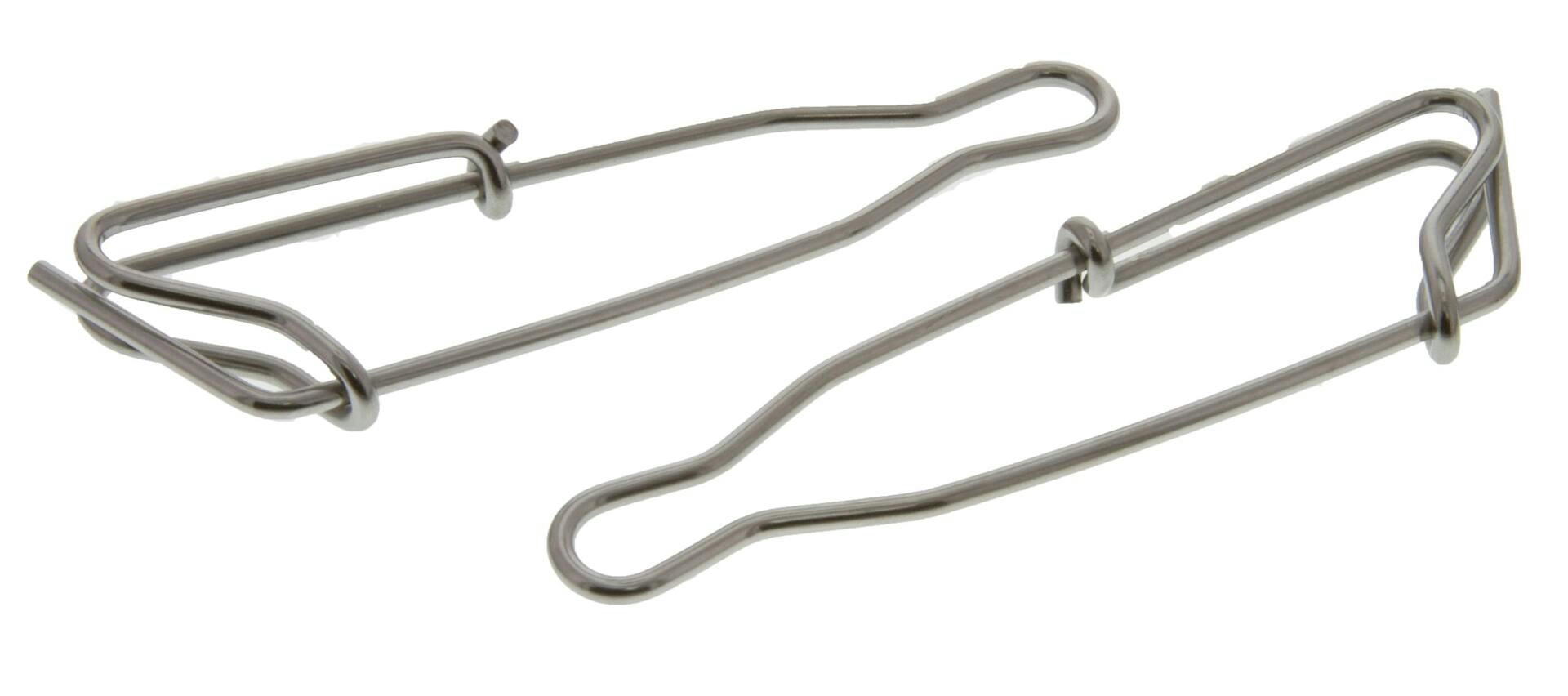 Scotty #1156 Stainless Steel Trolling Snaps, Small, 3-in, 2-pc