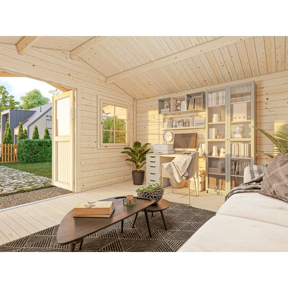 Gartenhaus »Sally«, Aufstellmaße BxTxH: 426 x 530 x 256 cm, lackiert, Holz