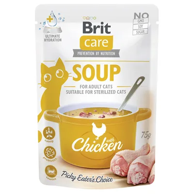 Brit Care Soup for Cats 15 x 75g