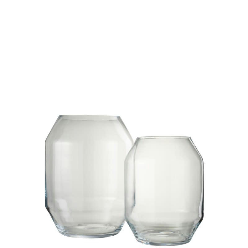 LILOU - Vase verre transparent H41cm