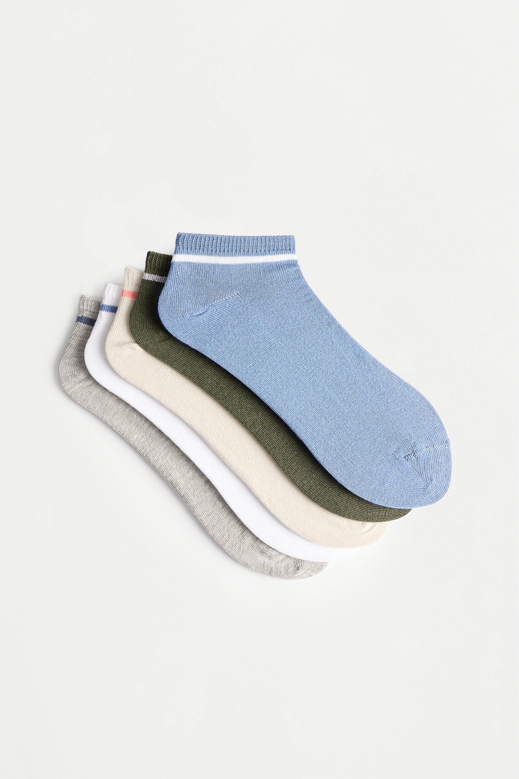 Calcetines tobilleros raya (Pack 5)