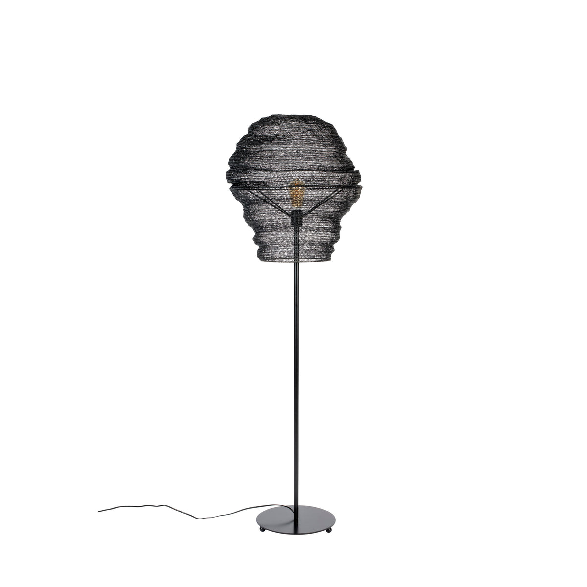 Housecraft Living Lena Vloerlamp/ Staande lamp Zwart