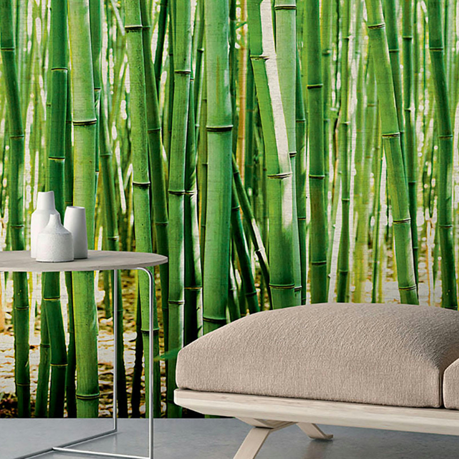 - Papier peint intissé les bambous 159x280cm
