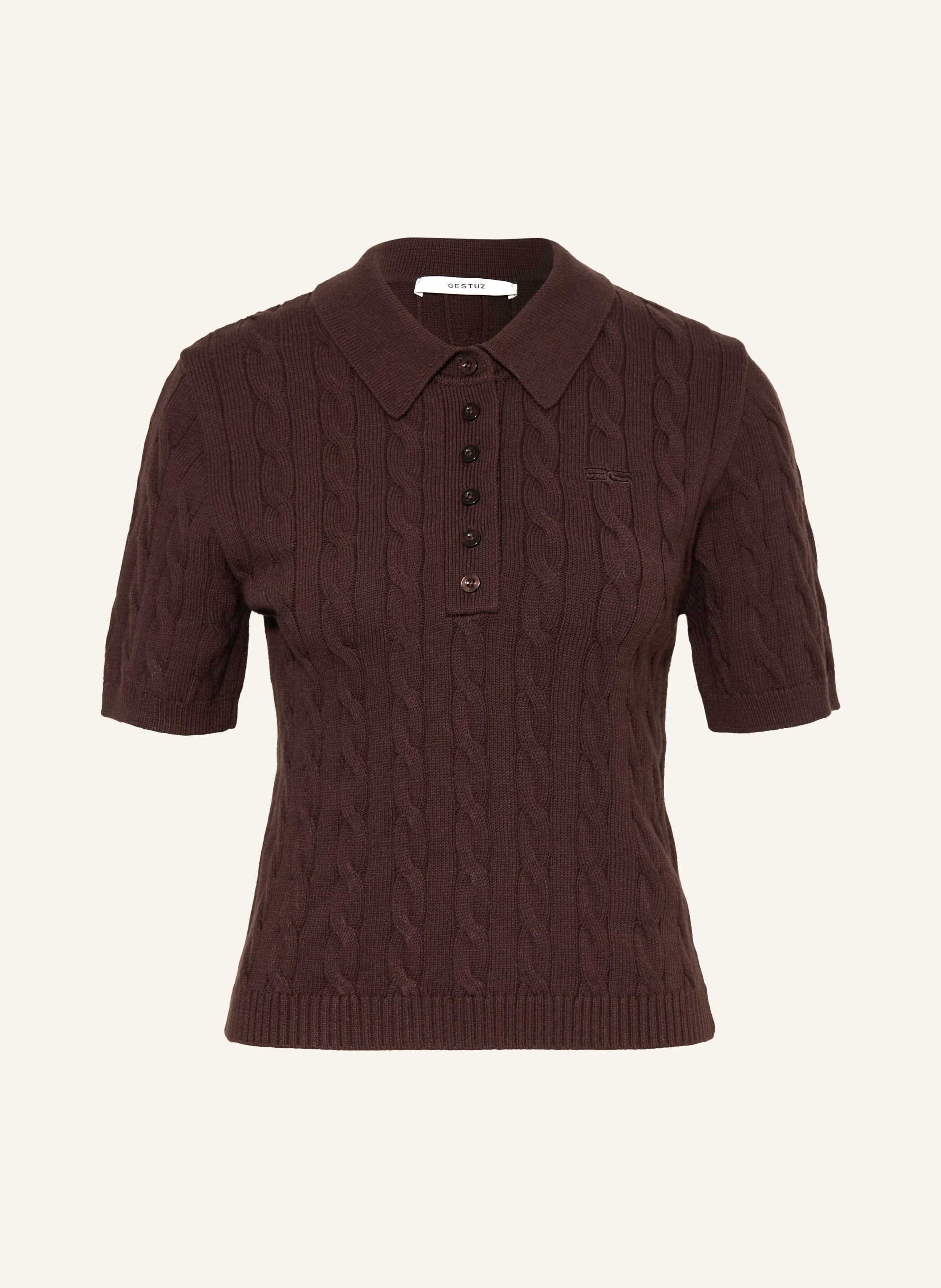 GESTUZ Strick-Poloshirt GZTHILLA