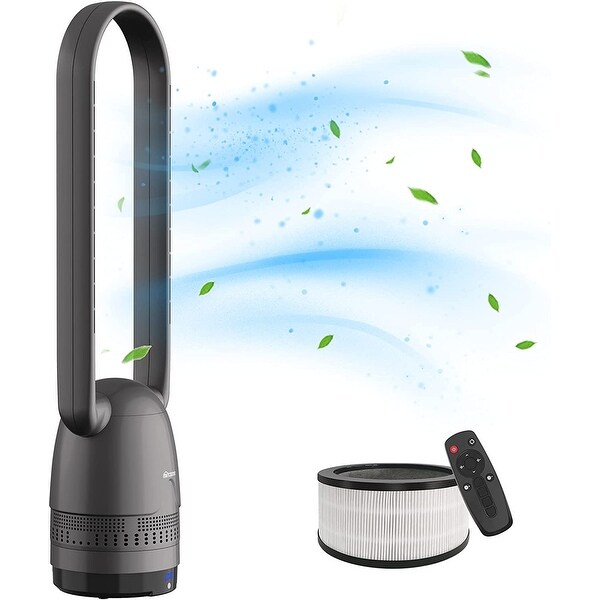 Bladeless Fan and Air Purifier in One Tower Fan - 10*10*41