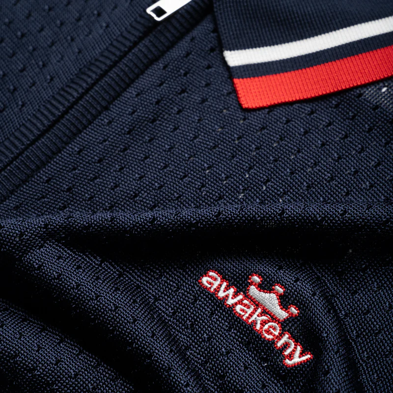 Awake NY Mesh Polo - Navy