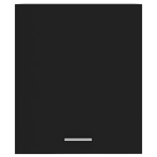 NNEVL Hanging Cabinet Black 50x31x60 cm Chipboard