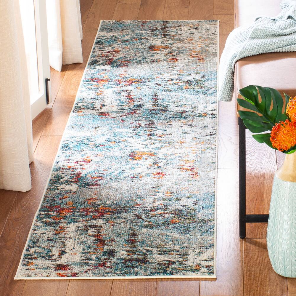 Safavieh Madison 471 Rug Grey/Blue