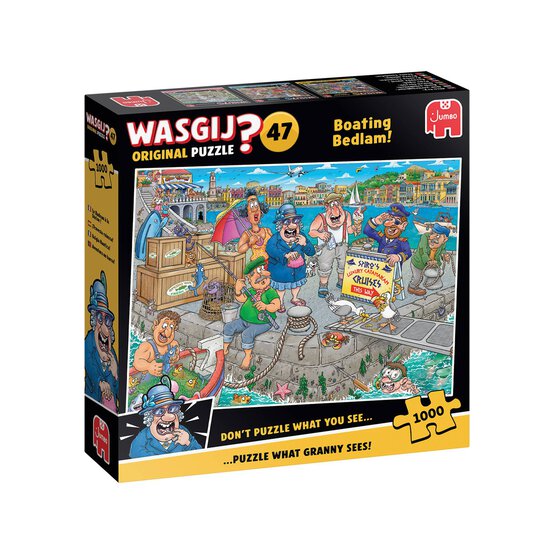 Wasgij Original 47 Boating Bedlam Jigsaw Puzzle 1000 Pieces