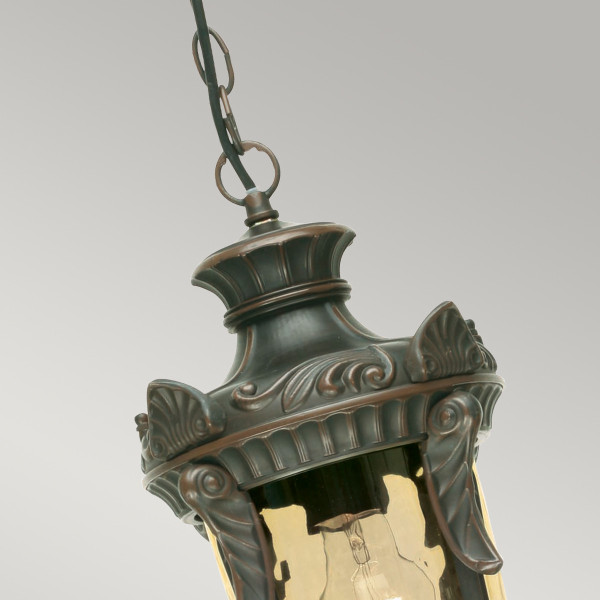 Lampa sufitowa Philadelphia brąz 1xE27x60W IP44 Elstead